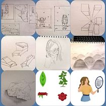 Mi Proyecto del curso: De principiante a superdibujante. Un proyecto de Diseño, Ilustración tradicional, Dibujo a lápiz, Dibujo, Diseño gráfico y Creatividad de Andrea Lucia Góngora Figueroa - 16.05.2021