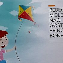 Meu projeto do curso: REBECA, MOLECA. NÃO GOSTAVA DE BRINCAR DE BONECAS Ein Projekt aus dem Bereich Schrift, Stor, telling, Kinderillustration, Kreativität mit Kindern und Erzählung von Fabia de oliveira santos Oliveira - 16.05.2021