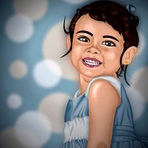 Mi Proyecto del curso: Retrato de personajes femeninos con Procreate. Projekt z dziedziny Trad, c, jna ilustracja, Ilustracja c, frowa, R, sunek c i frow użytkownika Antonio Martinez - 18.05.2021