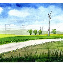 Mein Kursprojekt: Aquarellreiseheft. Traditional illustration, Watercolor Painting, Sketchbook, and Architectural Illustration project by heidrun_simon - 05.18.2021