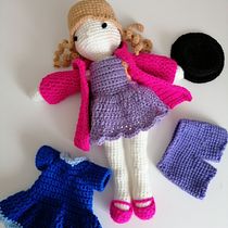 Mi Proyecto del curso: Amigurumi: diseño de ropa, pelo y complementos . % Claudia Soto tarafından hazırlanan Sanat ve El Sanatları, O, uncak Tasarımı, El, af Sanatları, Ve Tığ işi projesi - 05.18.2021