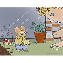 Mi Proyecto del curso: Creación de personajes para cuentos infantiles con Procreate. Projekt z dziedziny Trad, c, jna ilustracja, Projektowanie postaci, Ilustracja c, frowa, Ilustracje dla dzieci, R, sunek c i frow użytkownika Judith Elizabeth López Lara - 18.05.2021
