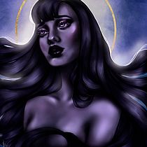 Meu projeto do curso: Retrato digital no Photoshop com um toque de fantasia. Traditional illustration, Drawing, Digital Illustration, Portrait Drawing, Digital Drawing, and Digital Painting project by keniasbraga - 05.18.2021