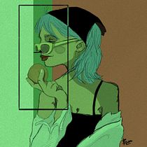 Mi Proyecto del curso: Técnicas de dibujo tradicional con Procreate. Traditional illustration, Digital Illustration, Portrait Drawing, and Digital Drawing project by Mario Ruz - 05.19.2021
