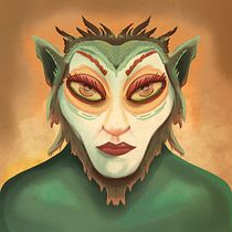Alien. Traditional illustration, Drawing, Digital Illustration, and Digital Drawing project by Laura Recio - 05.19.2021