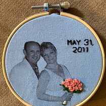 My project in Photo Embroidery on Fabric course. Photograph, Collage, Paper Craft, Printing, Embroider, and DIY project by justine_warunek - 05.19.2021