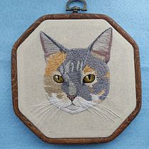My project in Needle Painting for Beginners course. Embroider, and Naturalistic Illustration project by viviana.bellomartinez - 05.17.2021