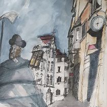 My project in Artistic Watercolor Sketching: Dare to Express Your Ideas course. Traditional illustration, Sketching, Creativit, Drawing, Watercolor Painting, and Sketchbook project by Didier Van Impe - 05.19.2021