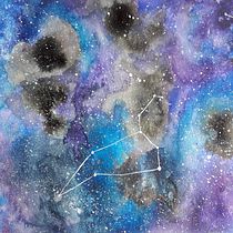 MI GALAXIA. Un progetto di Illustrazione tradizionale, Belle arti, Pittura e Pittura ad acquerello di Julieta Coronel - 20.05.2021