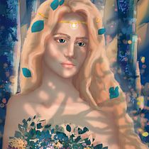 My project in Digital Fantasy Portraits with Photoshop course. Traditional illustration, Drawing, Digital Illustration, Portrait Drawing, Digital Drawing, and Digital Painting project by Liljana H - 05.20.2021