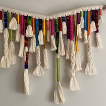 Mi Proyecto del curso: Macramé: técnicas de tejido envuelto. Arts, Crafts, Decoration, Fiber Arts, Macramé, Textile D, and eing project by denigloria - 05.20.2021