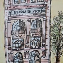 Amei esse curso! Já comprei o livro... Tudo é working in progress... mas postei mesmo assim :D. Traditional illustration, Sketching, Creativit, Drawing, Watercolor Painting, and Sketchbook project by Sylvia Meireles - 04.30.2021