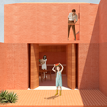 Mi Proyecto del curso: Representación gráfica de proyectos arquitectónicos. Un projet de Architecture, Design graphique, Architecture d'intérieur, Design d'intérieur, Pa, sagisme, Collage, Architecture numérique et Illustration architecturale de Geral - 21.05.2021