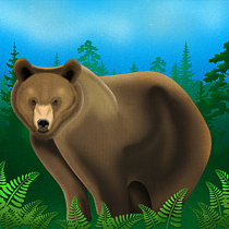 My project in Wildlife Illustration for Children's Books course. Un progetto di Illustrazione vettoriale, Illustrazione digitale e Illustrazione infantile di Joe Paczkowski - 21.05.2021