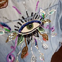 Meu projeto do curso: Design de moda: pintura e bordado em roupas. Pintura, Design de moda, Bordado, DIY, Upc, e cling projeto de Daiane Luiz - 21.05.2021