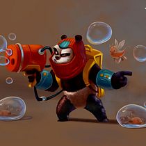 Meu projeto do curso: Pintura digital de personagens: ilustre com luz e cor. Ilustração tradicional, Design de personagens, Ilustração digital, e Pintura digital projeto de Luís Fernando - 21.05.2021