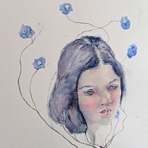 My project in Expressive Watercolor Portraits course. Traditional illustration, Fine Arts, Painting, Watercolor Painting, and Portrait Drawing project by Abby Lee - 05.21.2021