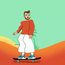 Sab Hop. Animação, Animação 2D, Ilustração tradicional e Ilustração vetorial projeto de Diana Fabián - 25.08.2020