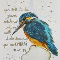 Mi Proyecto del curso: Ilustración naturalista de aves con acuarela. Een project van Traditionele illustratie, Aquarelschilderen, Realistische tekening y Naturalistische illustratie van Núria Puig Esteban - 21.05.2021