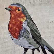 Mi Proyecto del curso: Pintar con hilo: técnicas de ilustración textil. Traditional illustration, and Embroider project by Rosa Bonilla - 05.19.2021