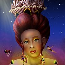 Mi Proyecto del curso: Retratos digitales de fantasía con Photoshop. Traditional illustration, Drawing, Digital Illustration, Portrait Drawing, Digital Drawing, and Digital Painting project by Juan Manuel Tobares - 05.19.2021