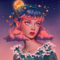 My project in Digital Fantasy Portraits with Photoshop course. Traditional illustration, Drawing, Digital Illustration, Portrait Drawing, Digital Drawing, and Digital Painting project by totorou2005 - 05.22.2021