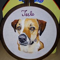 Mi Proyecto del curso: Needle painting para principiantes. Embroider, and Naturalistic Illustration project by Marcia Eleonora Sevillano - 05.19.2021