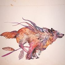 Mi Proyecto del curso: Técnicas experimentales de acuarela para principiantes . Traditional illustration, Fine Arts, Watercolor Painting, and Naturalistic Illustration project by lisydandrea - 05.23.2021