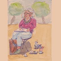My project in Exploratory Sketchbook: Find Your Drawing Style course. Traditional illustration, Sketching, Creativit, Drawing, Watercolor Painting, and Sketchbook project by Ingrid H - 05.23.2021