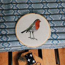 Meu projeto do curso: Pintar com linha: técnicas de ilustração têxtil. Traditional illustration, and Embroider project by Isadora Nascimento - 05.24.2021