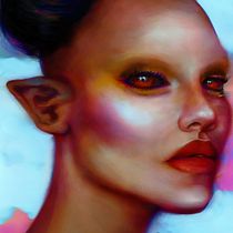My project in Digital Fantasy Portraits with Photoshop course. Traditional illustration, Drawing, Digital Illustration, Portrait Drawing, Digital Drawing, and Digital Painting project by davidmandiolam - 05.21.2021
