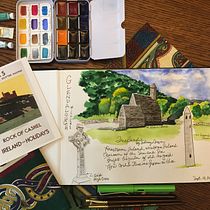 My project in Watercolor Travel Journal course: Ireland. Watercolor Painting, Architectural Illustration, Traditional illustration, and Sketchbook project by curtjacque - 05.21.2021