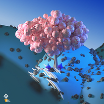 My project in 3D Animation with Cinema 4D and Redshift for Beginners course. 3D, Animação 3D, Modelagem 3D, e 3D Design projeto de Raquel - 20.05.2021