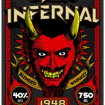 Diablo Infernal - Proyecto Final Técnicas de grabado digital. Un progetto di Illustrazione tradizionale e Illustrazione digitale di Sebastian Cabrera Jiménez - 24.05.2021