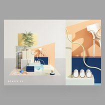 My project in Abstract Compositions with Cinema 4D course. 3D, Modelagem 3D, e 3D Design projeto de Vasil Enev - 17.05.2021