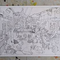Studio 3630. Traditional illustration, Sketching, Pencil Drawing, Drawing, Watercolor Painting, Sketchbook & Ink Illustration project by John Bloner - 05.25.2021
