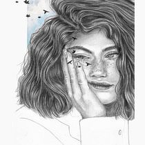 Mi Proyecto del curso: Retrato contemporáneo en grafito. Un proyecto de Ilustración tradicional, Bellas Artes, Bocetado, Dibujo a lápiz, Dibujo, Dibujo de Retrato, Dibujo realista, Dibujo artístico y Dibujo anatómico de caro.silva.h - 25.05.2021