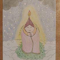Mª B. C. - El amor - Ilustración artística: dibuja tu imaginario. Traditional illustration, Painting, Creativit, Pencil Drawing, and Drawing project by Maria Beltran Catalan - 05.26.2021