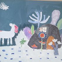 My project in Children's Narrative Illustration with Mixed Techniques course. Ilustração tradicional, Colagem, Desenho a lápis, Ilustração infantil, Narrativa, e Pintura guache projeto de Samara Dhankar - 23.05.2021