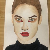 Mi Proyecto del curso: Retrato en acuarela a partir de una fotografía. Traditional illustration, Watercolor Painting, and Portrait Drawing project by Carla Muela Rodriguez - 05.26.2021