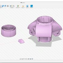Mi Proyecto del curso: Introducción al diseño e impresión en 3D tripode de telescopio. Projekt z dziedziny 3D, Wzornictwo przem, słowe, Projektowanie produktowe,  Modelowanie 3D i  Projektowanie 3D użytkownika Marco Miguel Rubio Amezquita - 16.05.2021