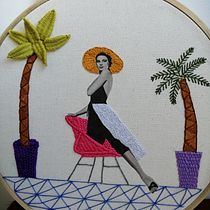 Mi Proyecto del curso: Bordado en fotografías sobre tela. Photograph, Collage, Paper Craft, Embroider, and DIY project by Inés Caporale - 05.27.2021