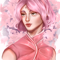 Meu projeto do curso: Retrato digital no Photoshop com um toque de fantasia. Ilustração tradicional, Desenho, Ilustração digital, Desenho de retrato, Desenho digital, e Pintura digital projeto de Ísis Vaz - 23.05.2021
