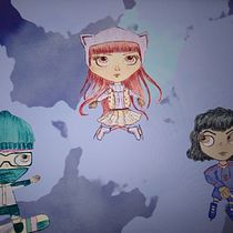 Mi Proyecto del curso: Fábrica de personajes ilustrados "Juegos de invierno y muñecos". Traditional illustration, Character Design, Digital Illustration, Children's Illustration, and Narrative project by Macarena Martínez Mercado - 05.19.2021