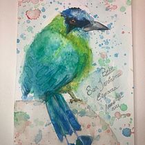Mi Proyecto del curso: Acuarela artística para ilustración de aves. Traditional illustration, Watercolor Painting, Realistic Drawing, and Naturalistic Illustration project by Ivannia Lazzaro - 05.21.2021