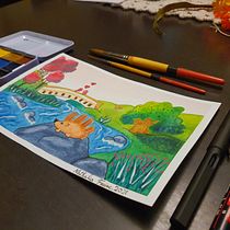 Mi Proyecto del curso: Técnicas de ilustración con acuarela y gouache. Traditional illustration, Fine Arts, Painting, Watercolor Painting, Children's Illustration, and Gouache Painting project by Nathalia Freire Iturriaga - 05.24.2021