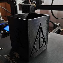 Porta Lapices "Harry Potter". Projekt z dziedziny 3D, Wzornictwo przem, słowe, Projektowanie produktowe,  Modelowanie 3D i  Projektowanie 3D użytkownika Christian Palacios A - 01.05.2021