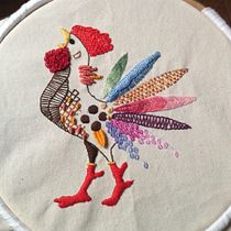 Mi Proyecto del curso: Técnicas de bordado: ilustrando con hilo y aguja. Un projet de Broderie de Nieves Cuenca Gozálvez - 28.05.2021