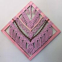 Meu projeto do curso: Introdução à tapeçaria em macramê. Een project van Macramé, Ontwerp van accessoires, Craft y Textiel van Fátima Branco - 20.05.2021