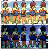 Meu projeto do curso: Design de personagens para animação com Photoshop. Animation, Character Design, and Character Animation project by João Vitor Jeronymo Goulart - 05.29.2021